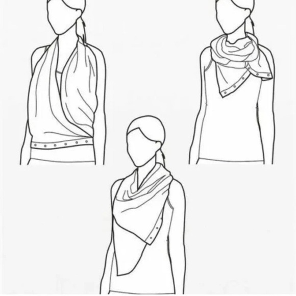 4X LULULEMON  Vinyasa Infinity Scarf - - -Heathered Gray - Picture 10 of 10